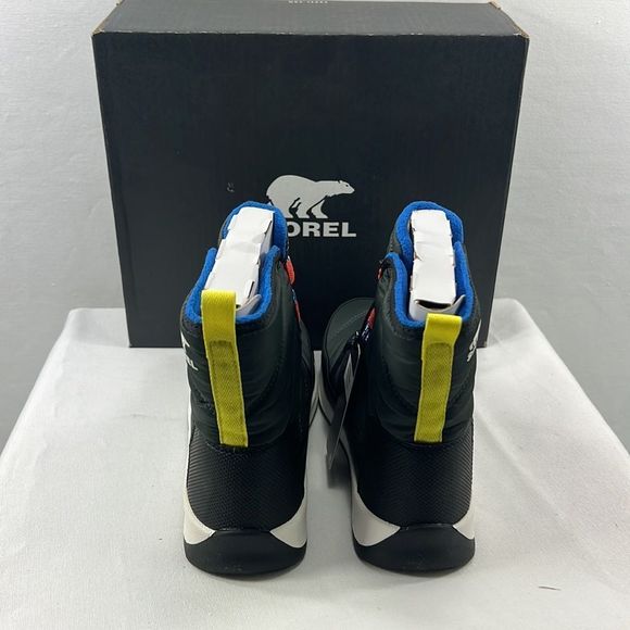 Sorel Youth Whitney II Short Lace Winter Boot Jet Sea Salt size 5 - Picture 5 of 7